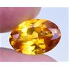 4.30 CT Naturale Giallo Dorato Zaffiro Eccellente Ovale Certificato Gemma