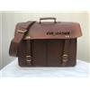 Fatto a mano Borsa Messenger Vintage In Vera Pelle 100% Uomo Marrone Grande