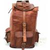 Vintage Bag 22 " Zaino Morbido Durevole Pelle Vintage Bag Donna Viaggio Marrone Spalla Borsa