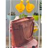 Fatto a mano Borsa Tote Da Donna In Vera Pelle Affidabile E Rischiosa Fatta A Mano 14"