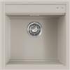 Elleci Best 105 | Lavello 1 vasca 57x51 cm in Granitek Bianco soft da incasso - LGB10539