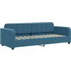vidaXL Letto da giorno blu 80x200 cm in velluto