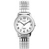 Timex Women's Easy Reader 25mm Perfect Fit Quartz Stainless Steel Strap, Silver-Tone, 12 Casual Watch (Model: TW2V058009J)