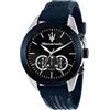Maserati Orologio Uomo, Cronografo, Analogico, Cinturino in Acciaio, Collezione Traguardo - R8871612046
