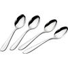 Lagostina Lavinia, Set 4 Cucchiaini da Caffè in Acciaio Inox 18/10, Design Senza Tempo, Resistenti ed Eleganti
