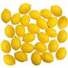 CCINEE 30 limoni artificiali gialli, realistici limoni finti, decorazione per cucina, tavolo, fotografia, scenografia