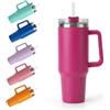 Shop SoftAir Borraccia termica da tavolo realizzata in acciaio inox di alta qualità, progettata per mantenere le bevande alla temperatura ideale, da 900 o 1200 ml, 6 colori (Fucsia, 1200 ml)