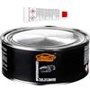 TRISTARcolor 2K Kit Stucco carrozzeria 1 kg Poliestere & indurente | Stucco di riempimento e fine, estremamente resistente, aderisce su acciaio legno alluminio e vetroresina, Made in Germany