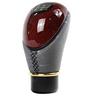 YZYP Cambio a leva del pomello universale pomello del cambio per auto accessori,Pomello del Cambio Legno Universale 5 Marce Pomello Cambio Leva Auto,Materiale:ABS e Legno. (Grigio)