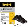 EcoPrice Fascette Cablaggio 2.5x100mm 50pz Nero RM-FC2510N
