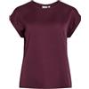 Vila Viellette S/S Satin Top - Noos, Fig, 50