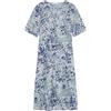 Women'secret Camisón Largo de Manga Corta Colección Forest Camicia da Notte, Standard Green, L Donna