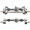 No 2X(MN99S CNC Full Metal Asse Portale Anteriore e Posteriore per MN D90 D91 8593