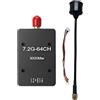 No Trasmettitore Audio Video FPV VTX da 7,2 GHz e 3 W, 64 Canali, con Antenna 9704