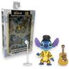 NECA Lilo E Stitch Ultimate Gold Suit Elvis 3" Action Figure + Accessori NECA