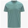 K-WAY - T-SHIRT ODOM JERSEY GREEN MINE