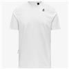 K-WAY - T-SHIRT LEONIDE WHITE