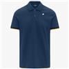 K-WAY - POLO VINCENT PIQUE BLUE INSIGNIA