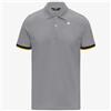 K-WAY - POLO VINCENT PIQUE GREY FROST