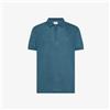 SUN68 - POLO JERSEY LINO AVIO SCURO
