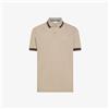 SUN68 - POLO BIG STRIPE ON COLLAR STONE