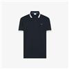 SUN68 - POLO BIG STRIPE ON COLLAR NAVY