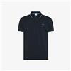 SUN68 - POLO SMALL STRIPE ON COLLAR NAVY