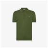 SUN68 - POLO SOLID LINO VERDE