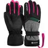 REUSCH - GUANTO JR FLASH GORE-TEX BLACK/METAL/PINK