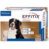 VIRBAC S.A. (FR) Effitix Spot-On Soluzione per Cani 4 Pipette da 6,60ml 40-60kg - Protezione Antiparassitaria per Cani con 402+3600mg di Efficacia