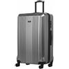 FERGÉ Trolley grande CANNES - Valigia rigida valigia da 28 con 4 ruote (360) grigio