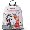 Braccialini Allround Zaino decorato su più lati che raffigura i nostri amici a quattro zampe divertirsi ad un Dance Party. Soggetti realizzati a ricamo e arricchiti da piccole applicazioni.