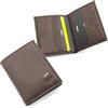 JAGUAR Porta Carte di Credito Uomo in Pelle con Protezione RFID e Logo Distintivo, Portacarte Uomo Portadocumenti Leggero e Comodo, Idea Regalo per Compleanno, Occasioni Speciali (Castano)