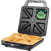 Salter Tostapane - Tostapane antiaderente a riempimento profondo, cuoci 2 panini tostati insieme, pressa per grill a 4 fette, controllo automatico della temperatura, 900 W