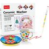 Set di pennarelli in ceramica GuangNa - 12 colori assortiti