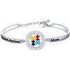 Generic Braccialetto per la sensibilizzazione all'autismo - regalo orgoglioso per la nonna autistica, Small, Rame