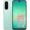 SAMSUNG - Galaxy A26 5G AI 256GB 8GB Ram Display 6.7 Super AMOLED Main Camera 50MP Dual Sim USB Type-C Exynos Android 15 5000 mAh Mint Italia