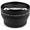 Buxuaaaa Teleobiettivo professionale 2.2x ad alta definizione da 67 mm con tappo anteriore e posteriore e custodia