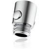 TopHomer Valvola di interruzione per doccia RV TopHomer Regolatore del flusso del soffione doccia G1/2 Valvola di interruzione rapida Regolatore del flusso d'acqua per spruzzatore bidet (Argento)