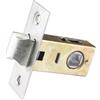 SENRISE Chiavistello per porta in acciaio inox, tipo invisibile, per uso con maniglie a leva (piatto 30 mm)