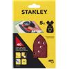 STANLEY ‎STA31034-XJ - 5 fogli abrasivi grana 40.