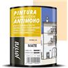 JOVIRA PINTURAS Pittura Antimuffa. Previene la muffa. Resistente alla comparsa di muffe sui muri. Aspetto opaco. (750 Millilitri, Vaniglia)