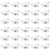 Naseom 30 Pezzi Supporti per Mensole, Staffe per Mensole Bianco Compatibili Come Pezzi Ricambio con IKEA Supporto Ripiano PAX KOMPLEMENT, Staffe Mensole Adatto per Armadi, Scaffali, Librerie