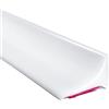 Esufeir 78 Inch/2 M Bianco Barriera Doccia e Sistema di Ritenzione Silicone,Anti Overflow Soglia Doccia Barramento d'acqua in Gomma Autoadesiva,Guarnizione porta impermeabile per pavimento del bagno