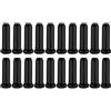 cyclingcolors 20x Tappi per Cavi Freno Cambio Bici Copertura per Terminale Fili Bicicletta Copri Estremità Filo Cappuccio Alluminio, nero