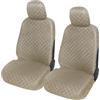Auto Accessori Lupex A22 Coprisedili auto universali, anteriori e posteriori (Coppia Anteriore, Beige)