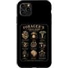 Vintage Forager's Field Guide Apparel Custodia per iPhone 11 Pro Max Funghi commestibili Vintage Botanical