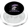 Dementia Awareness & Purple Ribbon Suppo Supporto per la sensibilizzazione sulla demenza con elefante, nastro viola PopSockets PopGrip per MagSafe