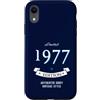 fußball soccer USA design Custodia per iPhone XR 1977 scritta compleanno anniversario regalo 50° umorismo ironia