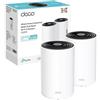 TP-Link Mesh Wifi WLAN Deco PX10 Powerline, Wi-Fi6 Dual-Band AX1500+ AV1000,3 Porte Gigabit, Portata Fino a 380m², Ideale per Ambienti di Grandi Dimensioni e Pareti Spesse, Gestita dall'IA, WPA3，2Pz